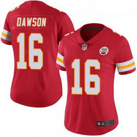 Women Kansas City Chiefs 16 Len Dawson Red Vapor Limited Jersey Women Kansas City Chiefs 16 Len Dawson Red Vapor Limited Jersey