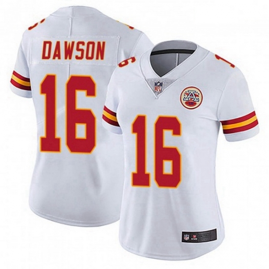 Women Kansas City Chiefs 16 Len Dawson White Vapor Limited Jersey Women Kansas City Chiefs 16 Len Dawson White Vapor Limited Jersey