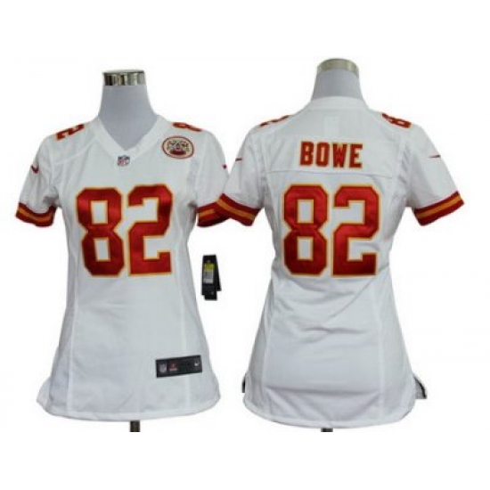 Women Nike Kansas City Chiefs 82# Dwayne Bowe White Nike NFL Jerseys Women Nike Kansas City Chiefs 82# Dwayne Bowe White Nike NFL Jerseys