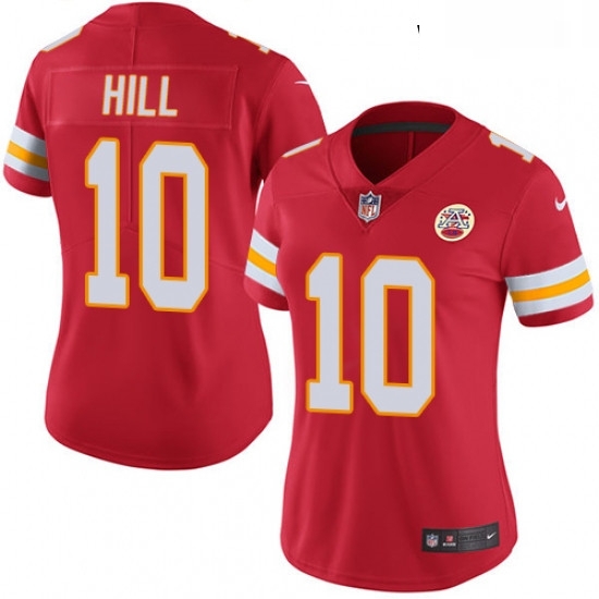 Womens Nike Kansas City Chiefs 10 Tyreek Hill Red Team Color Vapor Untouchable Limited Player NFL Jersey Womens Nike Kansas City Chiefs 10 Tyreek Hill Red Team Color Vapor Untouchable Limited Player NFL Jersey