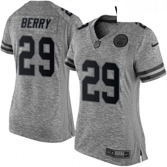 Womens Nike Kansas City Chiefs 29 Eric Berry Limited Gray Gridiron NFL Jersey Womens Nike Kansas City Chiefs 29 Eric Berry Limited Gray Gridiron NFL Jersey