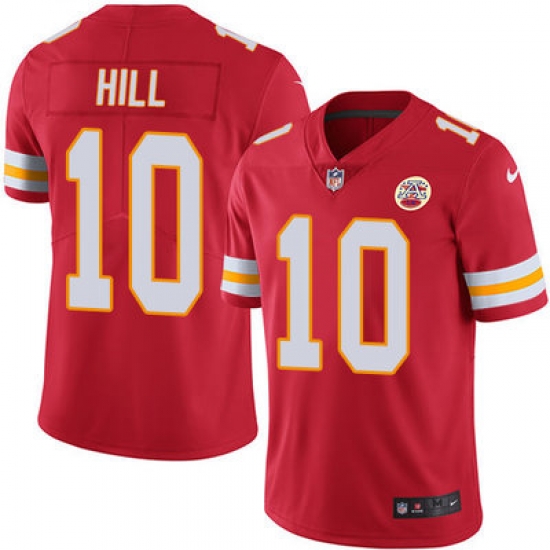 Nike Chiefs #10 Tyreek Hill Red Team Color Youth Stitched NFL Vapor Untouchable Limited Jersey Nike Chiefs #10 Tyreek Hill Red Team Color Youth Stitched NFL Vapor Untouchable Limited Jersey