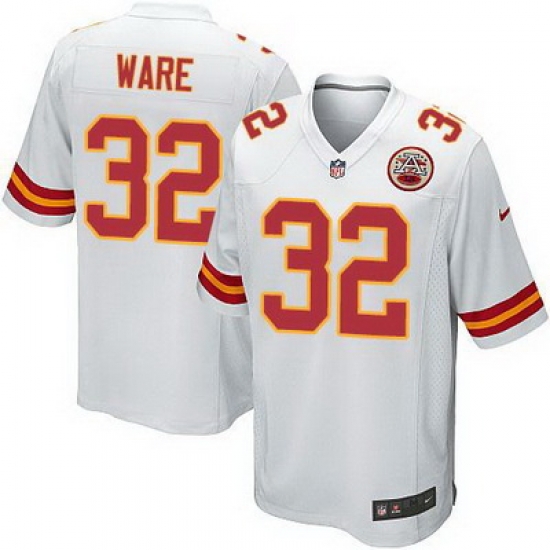 Nike Chiefs #32 Spencer Ware White Youth Stitched NFL Elite Jersey Nike Chiefs #32 Spencer Ware White Youth Stitched NFL Elite Jersey