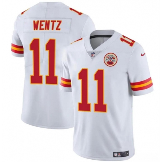 Youth Kansas City Chiefs 11 Carson Wentz White Vapor Untouchable Limited Stitched Football Jersey Youth Kansas City Chiefs 11 Carson Wentz White Vapor Untouchable Limited Stitched Football Jersey