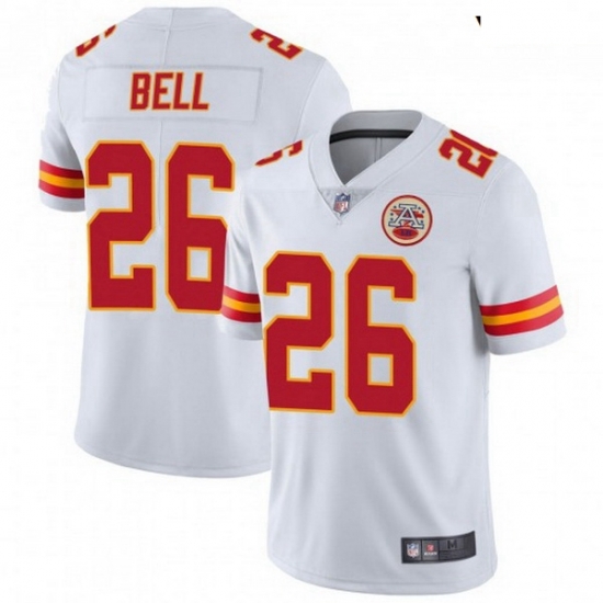 Youth Kansas City Chiefs 26 Le'Veon Bell White Color Vapor Untouchable Limited Jersey Youth Kansas City Chiefs 26 Le'Veon Bell White Color Vapor Untouchable Limited Jersey