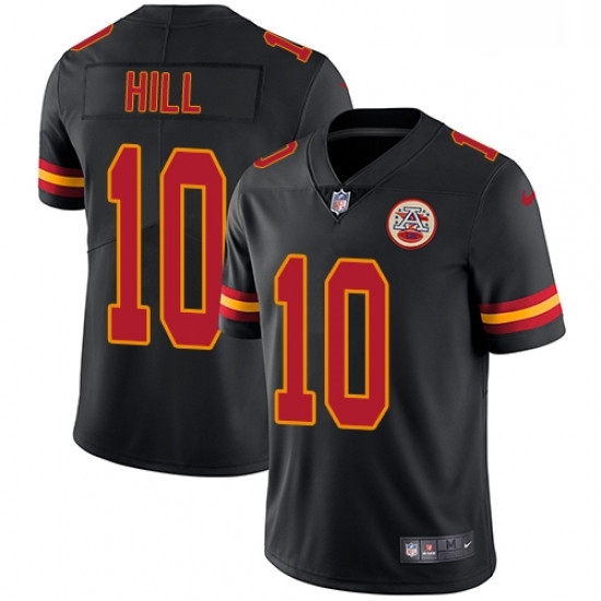 Youth Nike Kansas City Chiefs 10 Tyreek Hill Limited Black Rush Vapor Untouchable NFL Jersey Youth Nike Kansas City Chiefs 10 Tyreek Hill Limited Black Rush Vapor Untouchable NFL Jersey