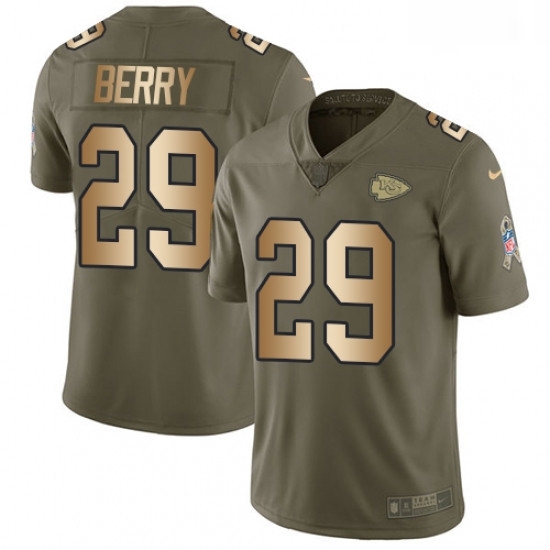 Youth Nike Kansas City Chiefs 29 Eric Berry Limited OliveGold 2017 Salute to Service NFL Jersey Youth Nike Kansas City Chiefs 29 Eric Berry Limited OliveGold 2017 Salute to Service NFL Jersey