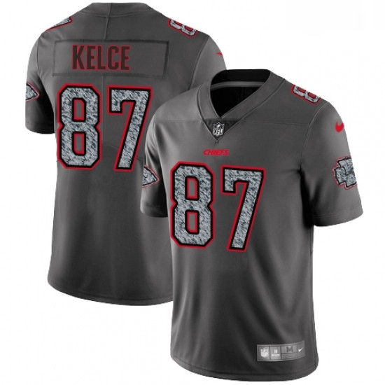 Youth Nike Kansas City Chiefs 87 Travis Kelce Gray Static Vapor Untouchable Limited NFL Jersey Youth Nike Kansas City Chiefs 87 Travis Kelce Gray Static Vapor Untouchable Limited NFL Jersey