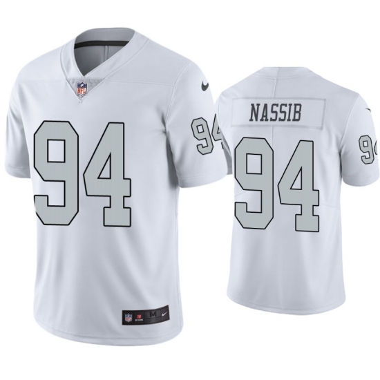 Las Vegas Raiders 4 Carl Nassib Color Rush Limited Jersey White Jersey Las Vegas Raiders 4 Carl Nassib Color Rush Limited Jersey White Jersey