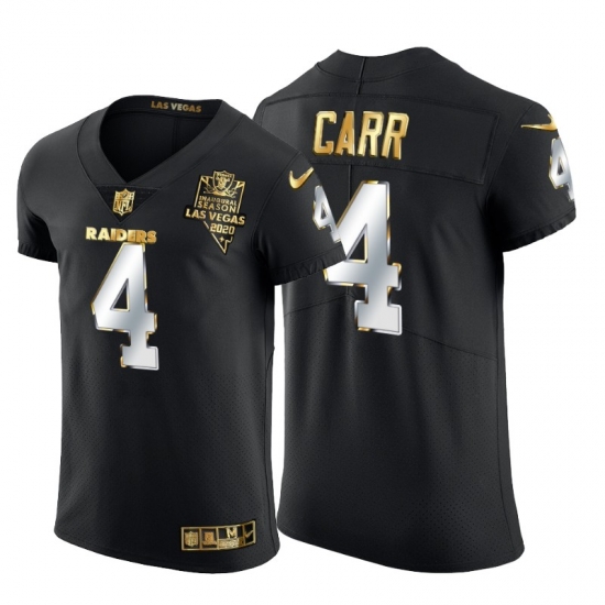 Las Vegas Raiders 4 Derek Carr Men Nike Black Edition Vapor Untouchable Elite NFL Jersey Las Vegas Raiders 4 Derek Carr Men Nike Black Edition Vapor Untouchable Elite NFL Jersey