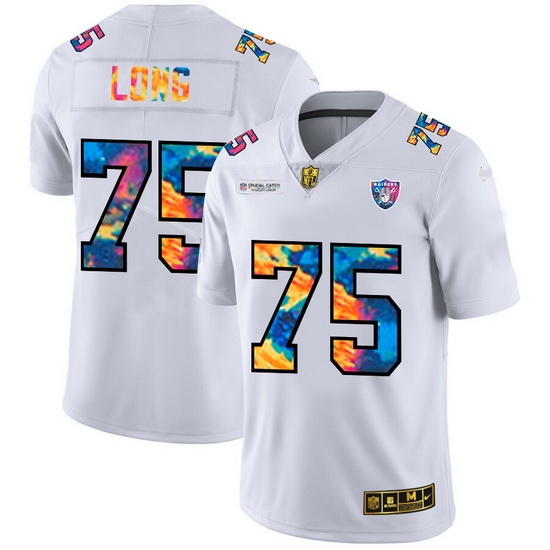 Las Vegas Raiders 75 Howie Long Men White Nike Multi Color 2020 NFL Crucial Catch Limited NFL Jersey Las Vegas Raiders 75 Howie Long Men White Nike Multi Color 2020 NFL Crucial Catch Limited NFL Jersey
