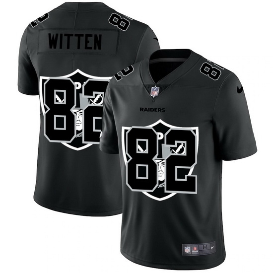 Las Vegas Raiders 82 Jason Witten Men Nike Team Logo Dual Overlap Limited NFL Jersey Black Las Vegas Raiders 82 Jason Witten Men Nike Team Logo Dual Overlap Limited NFL Jersey Black