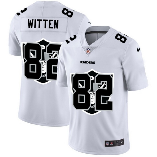 Las Vegas Raiders 82 Jason Witten White Men Nike Team Logo Dual Overlap Limited NFL Jersey Las Vegas Raiders 82 Jason Witten White Men Nike Team Logo Dual Overlap Limited NFL Jersey