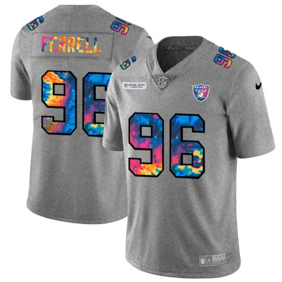 Las Vegas Raiders 96 Clelin Ferrell Men Nike Multi Color 2020 NFL Crucial Catch NFL Jersey Greyheather Las Vegas Raiders 96 Clelin Ferrell Men Nike Multi Color 2020 NFL Crucial Catch NFL Jersey Greyheather