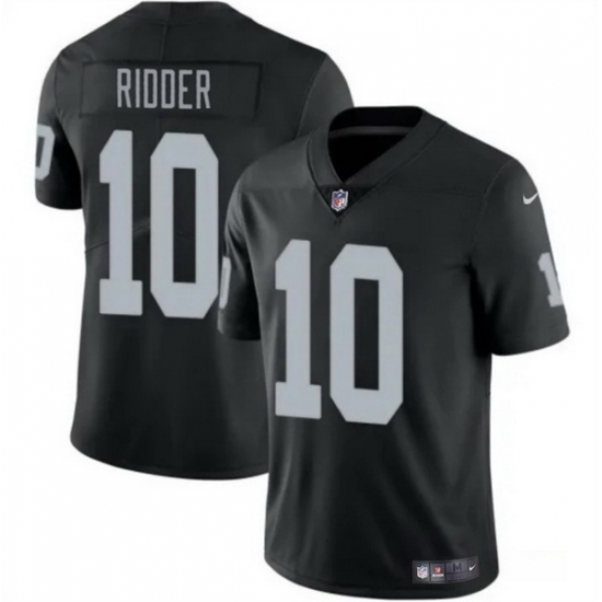 Men Las Vegas Raiders 10 Desmond Ridder Black 2024 Vapor Stitched Football Jersey Men Las Vegas Raiders 10 Desmond Ridder Black 2024 Vapor Stitched Football Jersey