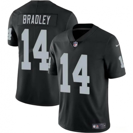 Men Las Vegas Raiders 14 Carter Bradley Black 2024 Vapor Stitched Football Jersey Men Las Vegas Raiders 14 Carter Bradley Black 2024 Vapor Stitched Football Jersey