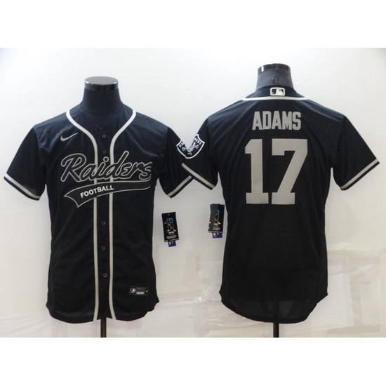 Men Las Vegas Raiders 17 Davante Adams Black Flex Base Stitched jersey Men Las Vegas Raiders 17 Davante Adams Black Flex Base Stitched jersey