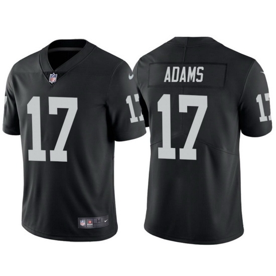 Men Las Vegas Raiders 17 Davante Adams Black Vapor Limited Stitched jersey Men Las Vegas Raiders 17 Davante Adams Black Vapor Limited Stitched jersey