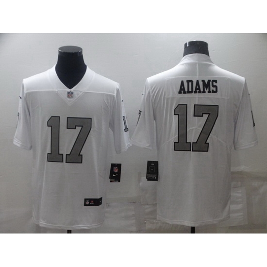 Men Las Vegas Raiders 17 Davante Adams White Color Rush Limited Stitched jersey Men Las Vegas Raiders 17 Davante Adams White Color Rush Limited Stitched jersey