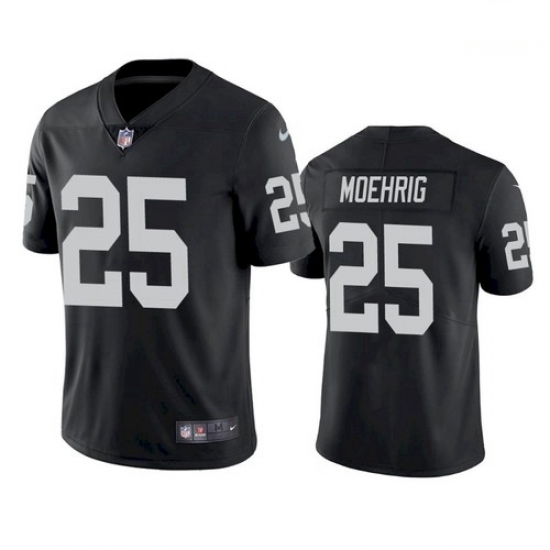 Men Las Vegas Raiders 25 Trevon Moehrig Black Vapor Limited Nike Jersey Men Las Vegas Raiders 25 Trevon Moehrig Black Vapor Limited Nike Jersey