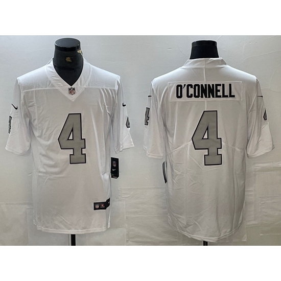 Men Las Vegas Raiders 4 Aidan O 27Connell White Vapor Untouchable Football Stitched Jersey Men Las Vegas Raiders 4 Aidan O 27Connell White Vapor Untouchable Football Stitched Jersey