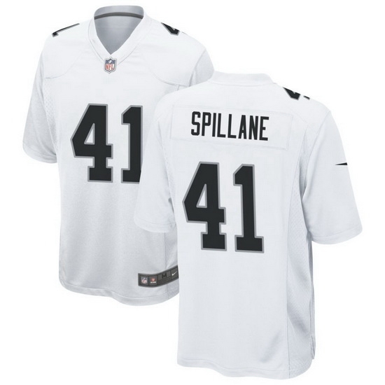 Men Las Vegas Raiders 41 Robert Spillane White 2023 Draft Vapor Limited Stitched Football Jersey Men Las Vegas Raiders 41 Robert Spillane White 2023 Draft Vapor Limited Stitched Football Jersey