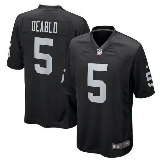 Men Las Vegas Raiders 5 Divine Deablo Vapor Limited Black Jersey Men Las Vegas Raiders 5 Divine Deablo Vapor Limited Black Jersey