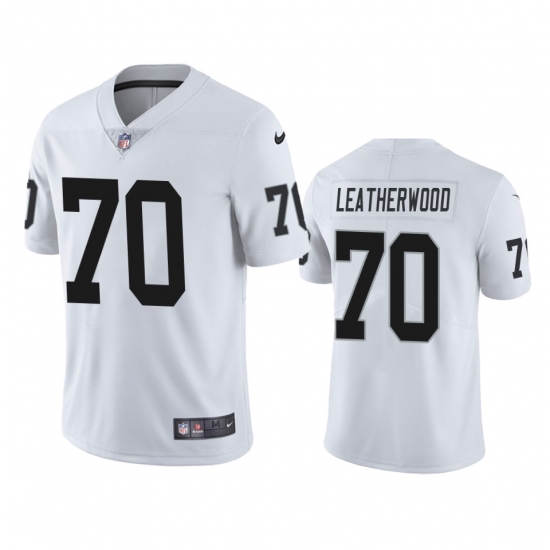 Men Las Vegas Raiders 70 Alex Leatherwood White Vapor Limited 2021 NFL Draft Jersey Men Las Vegas Raiders 70 Alex Leatherwood White Vapor Limited 2021 NFL Draft Jersey