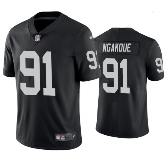 Men Las Vegas Raiders 91 Yannick Ngakoue Vapor Limited Black Jersey Men Las Vegas Raiders 91 Yannick Ngakoue Vapor Limited Black Jersey