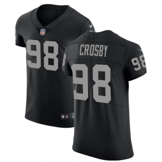 Men Las Vegas Raiders 98 Maxx Crosby Black Vapor Elite Untouchable Stitched Football Jersey Men Las Vegas Raiders 98 Maxx Crosby Black Vapor Elite Untouchable Stitched Football Jersey