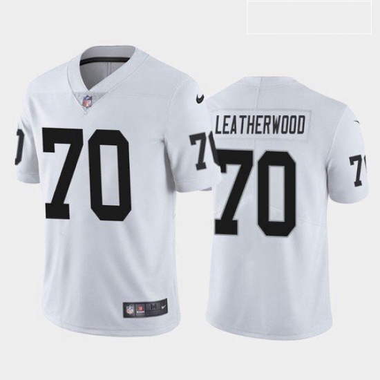Men Las Vegas Raiders Alex Leatherwood White Black 2021 Draft Jersey Men Las Vegas Raiders Alex Leatherwood White Black 2021 Draft Jersey