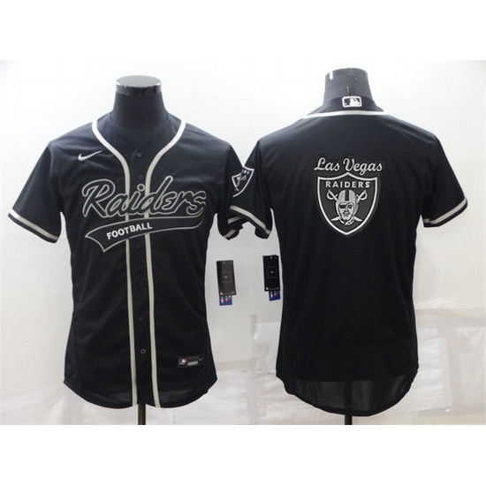 Men Las Vegas Raiders Black Team Big Logo With Patch Flex Base Stitched Baseb Men Las Vegas Raiders Black Team Big Logo With Patch Flex Base Stitched Baseb