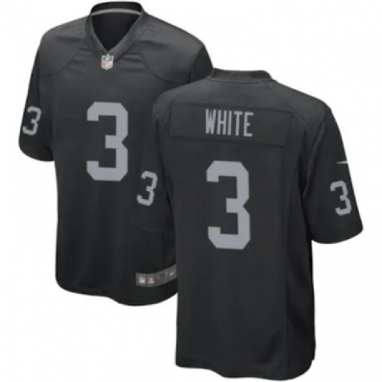 Men Las Vegas Raiders White #3 Black F U S E Limited NFL Jersey Men Las Vegas Raiders White #3 Black F U S E Limited NFL Jersey