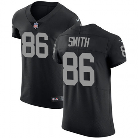 Men Nike Raiders #86 Lee Smith Black Team Color Stitched NFL Vapor Untouchable Elite Jersey Men Nike Raiders #86 Lee Smith Black Team Color Stitched NFL Vapor Untouchable Elite Jersey