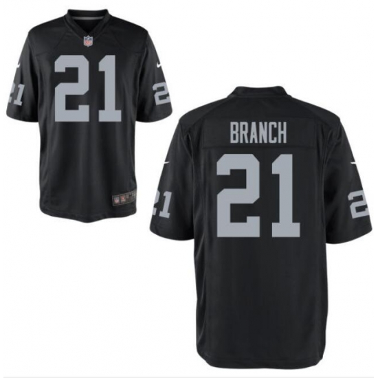 Men Raiders 21 Branch Black Vapor Limited Jersey Men Raiders 21 Branch Black Vapor Limited Jersey