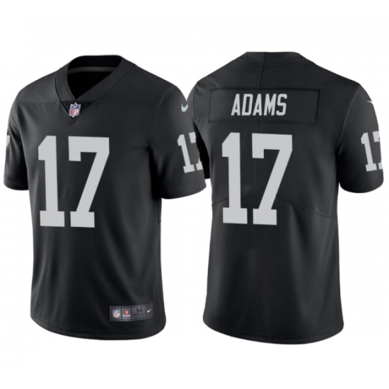 Men's Las Vegas Raiders #17 Davante Adams Black Vapor Limited Stitched Jersey Men's Las Vegas Raiders #17 Davante Adams Black Vapor Limited Stitched Jersey