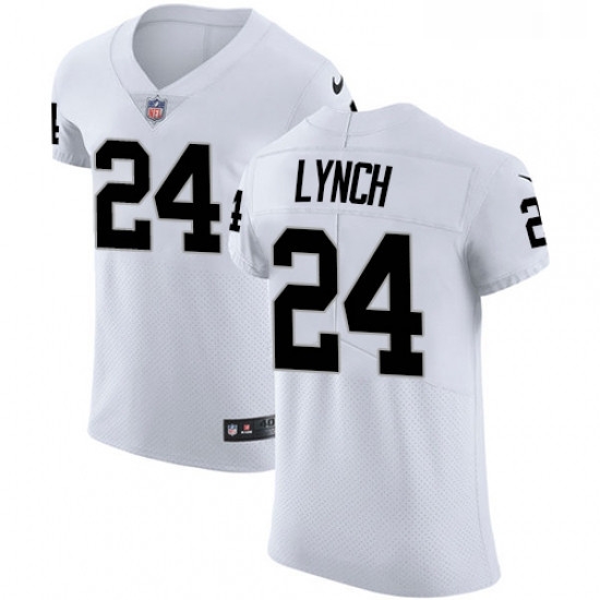 Mens Nike Oakland Raiders 24 Marshawn Lynch White Vapor Untouchable Elite Player NFL Jersey Mens Nike Oakland Raiders 24 Marshawn Lynch White Vapor Untouchable Elite Player NFL Jersey