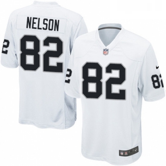 Mens Nike Oakland Raiders 82 Jordy Nelson Game White NFL Jersey Mens Nike Oakland Raiders 82 Jordy Nelson Game White NFL Jersey