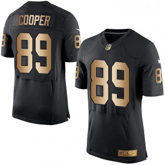 Mens Nike Oakland Raiders 89 Amari Cooper Limited BlackGold Team Color NFL Jersey Mens Nike Oakland Raiders 89 Amari Cooper Limited BlackGold Team Color NFL Jersey
