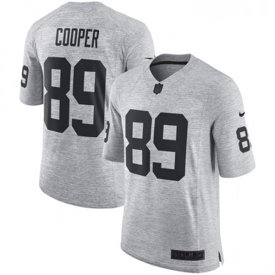Mens Nike Oakland Raiders 89 Amari Cooper Limited Gray Gridiron II NFL Jersey Mens Nike Oakland Raiders 89 Amari Cooper Limited Gray Gridiron II NFL Jersey