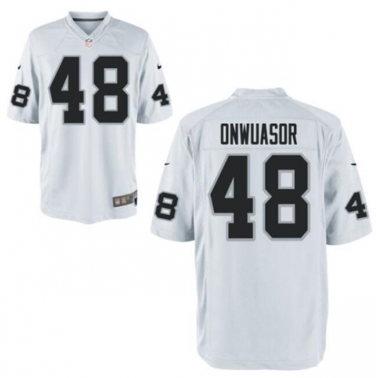 Men's Nike Patrick Onwuasor White Las Vegas Raiders Game Jersey Men's Nike Patrick Onwuasor White Las Vegas Raiders Game Jersey