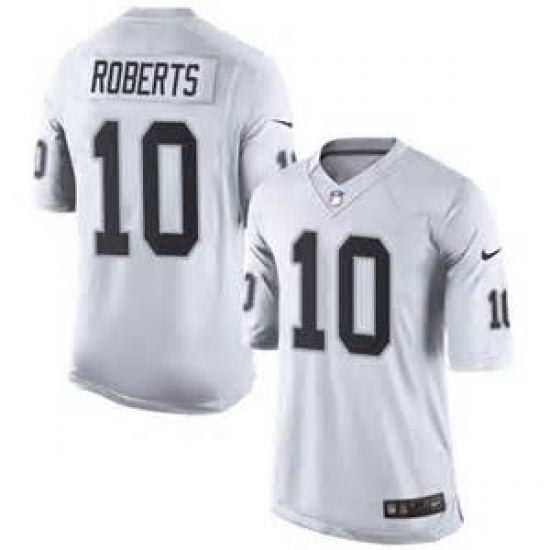 Mens Oakland Raiders 10 Seth Roberts White Team Color 2015 NFL Nike Elite Jersey Mens Oakland Raiders 10 Seth Roberts White Team Color 2015 NFL Nike Elite Jersey