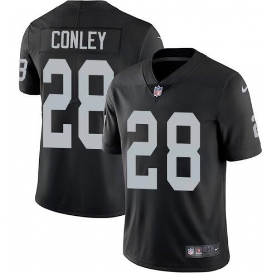 Mens Oakland Raiders #28 Gareon Conley Black Rush Limited Jersey Mens Oakland Raiders #28 Gareon Conley Black Rush Limited Jersey