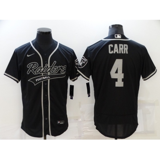 Men's Oakland Raiders #4 Derek Carr Black Nike Elite Jersey Men's Oakland Raiders #4 Derek Carr Black Nike Elite Jersey