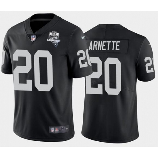 Men's Oakland Raiders Black #20 Damon Arnette 2020 Inaugural Season Vapor Limited Stitched NFL Jersey Men's Oakland Raiders Black #20 Damon Arnette 2020 Inaugural Season Vapor Limited Stitched NFL Jersey