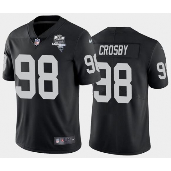 Men's Oakland Raiders Black #98 Zay Jones 2020 Inaugural Season Vapor Limited Stitched NFL Jersey Men's Oakland Raiders Black #98 Zay Jones 2020 Inaugural Season Vapor Limited Stitched NFL Jersey