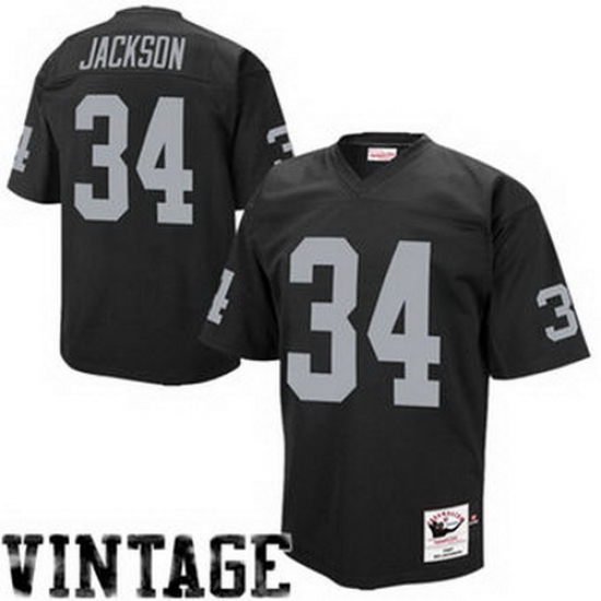 Mens Oakland Raiders Bo Jackson Mitchell 26 Ness Black 1990 Authentic Throwback Jersey Mens Oakland Raiders Bo Jackson Mitchell 26 Ness Black 1990 Authentic Throwback Jersey