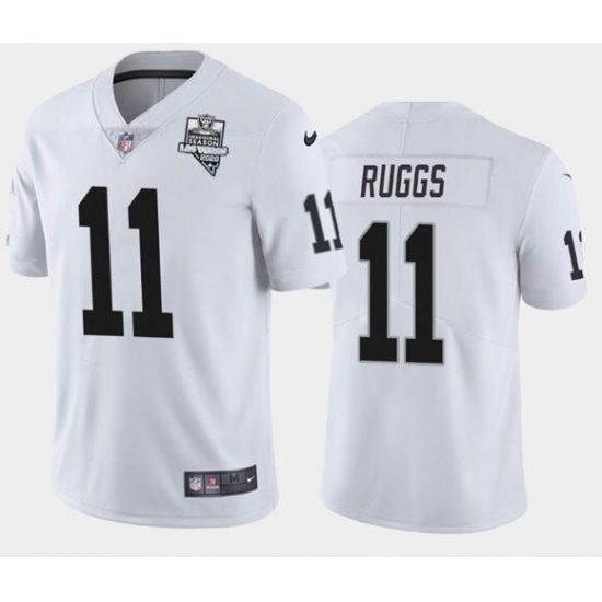 Men's Oakland Raiders White #11 Henry Ruggs 2020 Inaugural Season Vapor Limited Stitched NFL Jersey Men's Oakland Raiders White #11 Henry Ruggs 2020 Inaugural Season Vapor Limited Stitched NFL Jersey