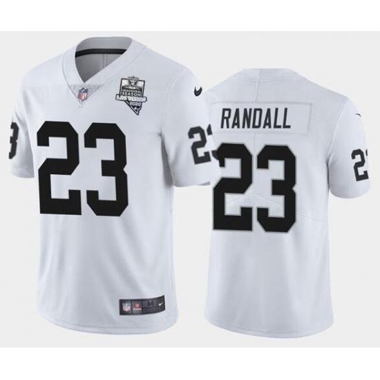 Men's Oakland Raiders White #23 Damarious Randall 2020 Inaugural Season Vapor Limited Stitched NFL Jersey Men's Oakland Raiders White #23 Damarious Randall 2020 Inaugural Season Vapor Limited Stitched NFL Jersey