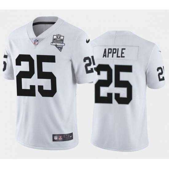 Men's Oakland Raiders White #25 Eli Apple 2020 Inaugural Season Vapor Limited Stitched NFL Jersey Men's Oakland Raiders White #25 Eli Apple 2020 Inaugural Season Vapor Limited Stitched NFL Jersey